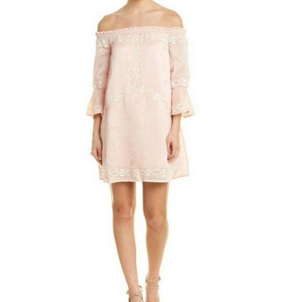 Anthropologie Foxiedox  Large Embroidered Dress